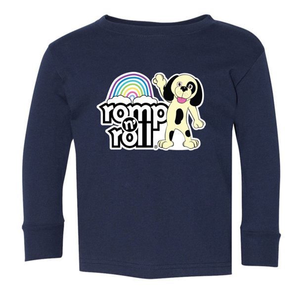 Romp n' Roll Rainbow Logo Long Sleeve
